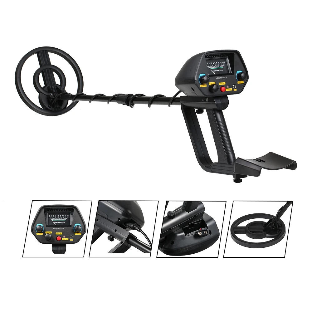 Metal Detector Underground Adjustable Gold Track Scanner Finder
