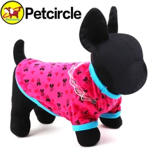 2015 Petcircle Hot Sale Cute Dog Fleece Clothes Wonderful Pet Dog shirt hoodiesClothing New Fashion Red Color Shirt Freeshipping