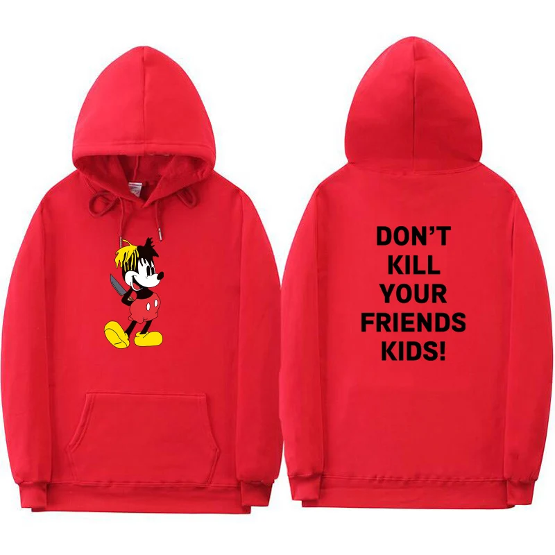 Revenge Limited Tour Hoodie Sweatshirts Men Women Hip Hop Hoodies XXXTENTACION Rapper Revenge Don'T Kill Your Friend Kids Hoody - Цвет: 6