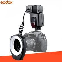 Godox ML-150 макро кольцо Вспышка Speedlite направляющий номер 10 с 6 линзами адаптер кольца для Canon Nikon Pentax Olympus sony камер