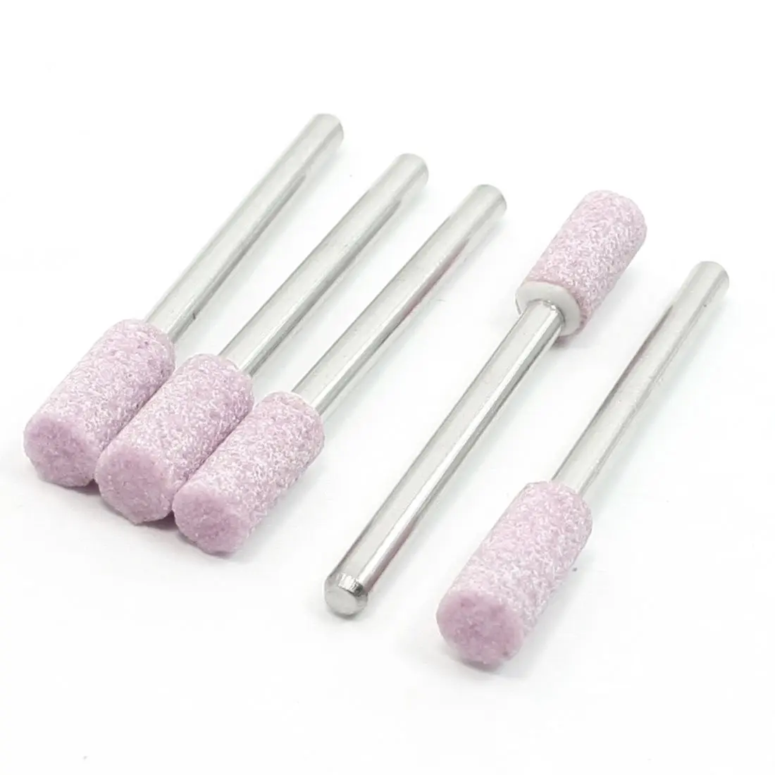 5 pieces 3 MM Shank 5 mm Cylinder Shape Abrasive Grinding Stonein