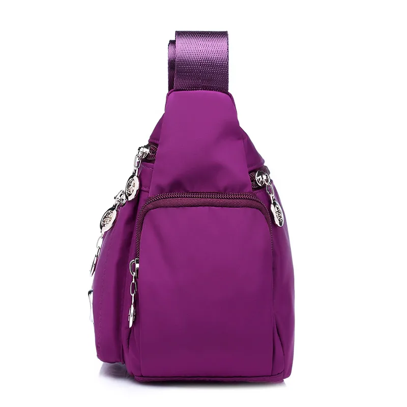  Fashion Women Messenger Bags Hobos Shoulder Zipper Bag Lightweight Waterproof Nylon Oxford Travel C - 32965450164