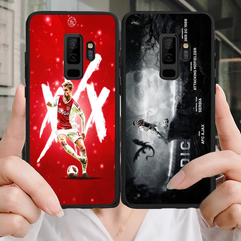 Yinuoda чехол для телефона Ajax команды samsung Galaxy Note4 5 9 A7 A8 A9 2018 черный мягкий Уретановый