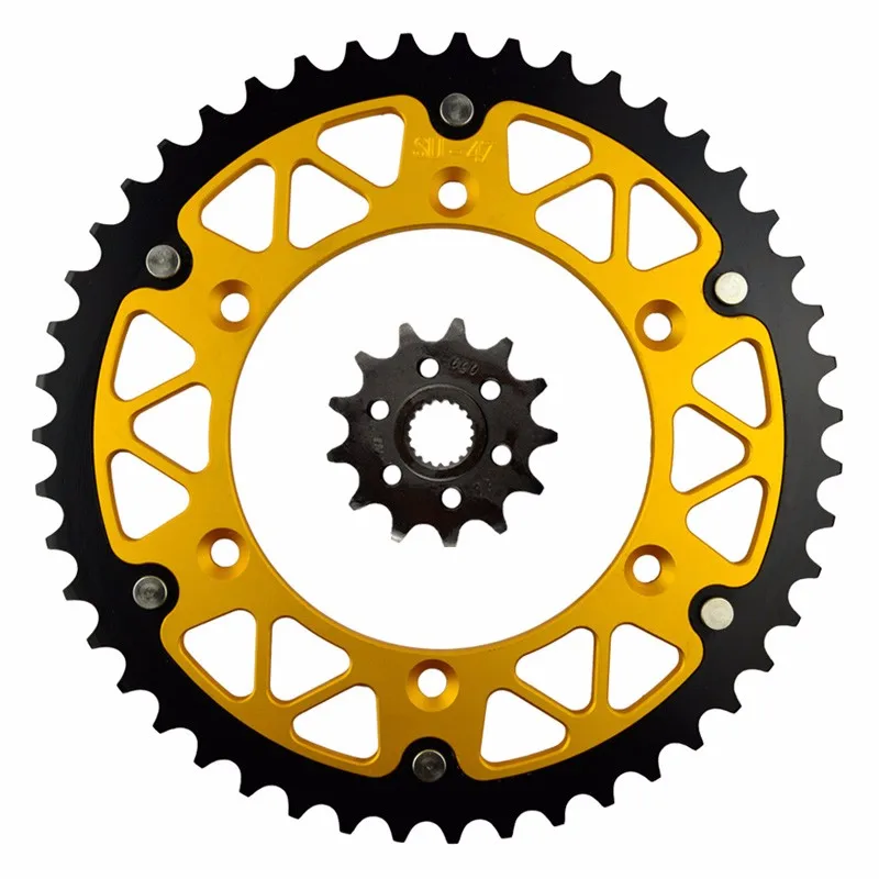 13/45 46 47 48 49 51 52 T Motorrad Vorne und Kettenrad Kit Für SUZUKI RM 125 1987-2011/RM-Z 250 2007-2012