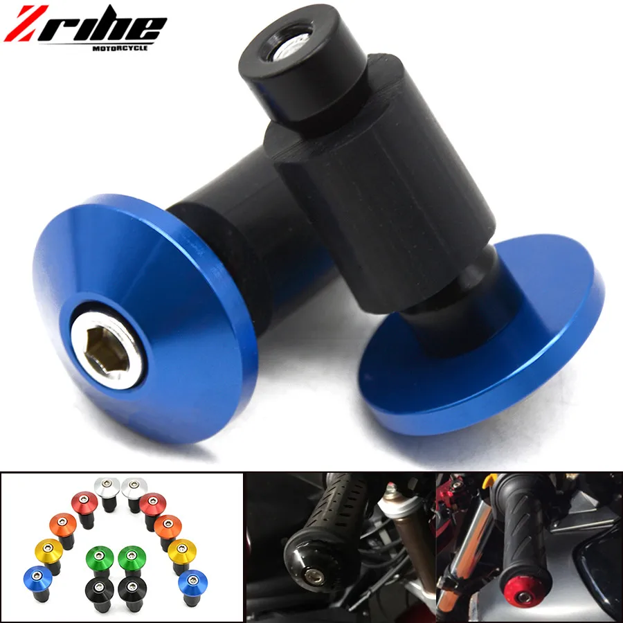 for 7/8" Universal Motorcycle Handlebar CNC Aluminum Part Handle Hand Grips Bars Ends for yamaha fz8 fz6 fz6n fz6s fazer MT-07 M
