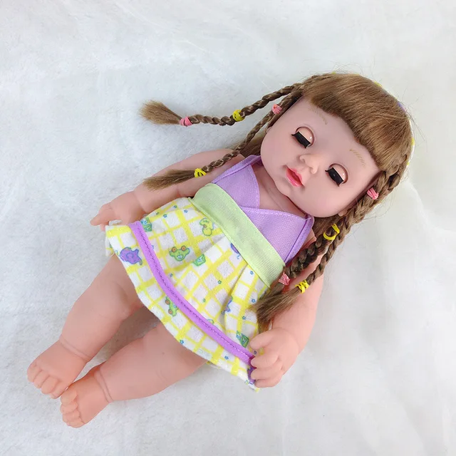 30cm Fashion Doll Soft Vinyl Reborn Baby Playmate Kids Toys Pretend Toys Christmas Birthday Gift Photography Props 3