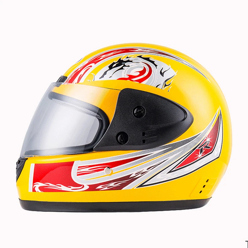 Yellow Мотоциклетный шлем Capacetes De Motociclista, мотоциклетный шлем для мотокросса, мотоциклетный мужской гоночный шлем, мотоциклетный шлем Casco Cross - Цвет: Yellow