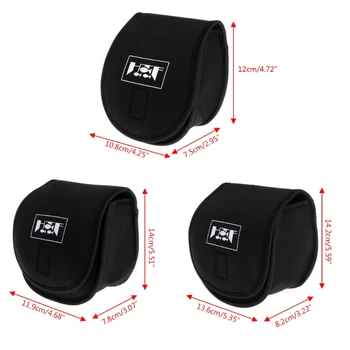 SUPER DEAL ❤️ Spinning Reel Pouch Baitcasting Fishing Reel Bag Protective Case Cover Holder - discount item 19% OFF Sports & Entertainment