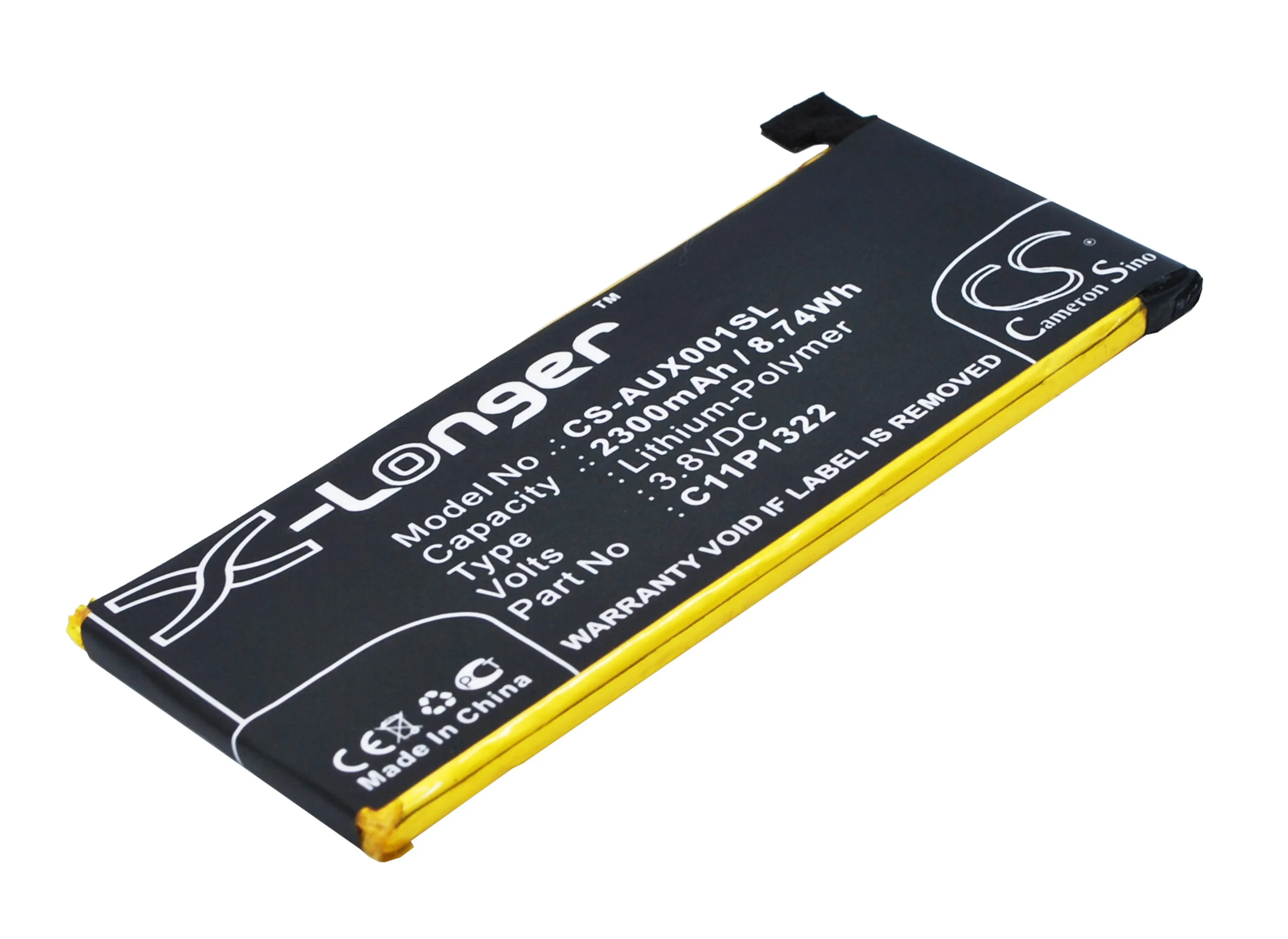 

Newest 2300mAh C11P1322 for Asus Padfone S,PadFone X, PF500KL, ZenFone S, ZenFone X, please check the connector