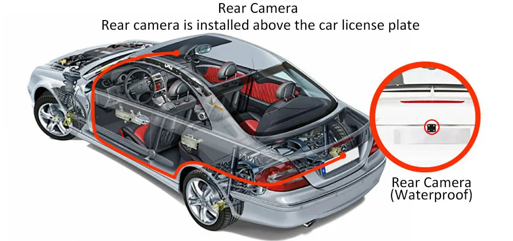 Автомобильный видеорегистратор 3g 7,0 сенсорный экран Android 5,0 Wi-Fi gps 1080 P HD Dash Cam двойной объектив Автомобильная камера заднего вида камера