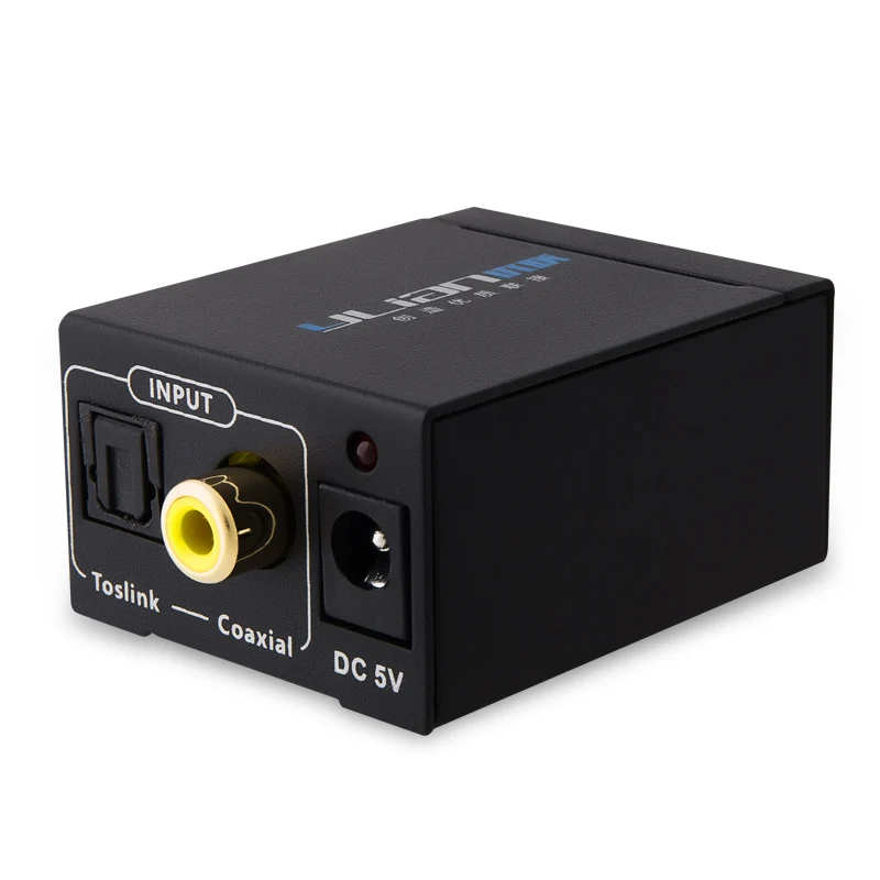 ТВ SPDIF/коаксиальный к RCA L/R наушники аналоговый аудио конвертер коаксиальный Toslink