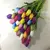 31PCS/LOT PU Mini Tulip Flower Real Touch Wedding Flower Bouquet Artificial Silk Flowers For Home Party Decoration 19