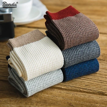 

2019 Bendu Brand New Men's Bamboo Socks Spring Summer Crew Socks Fashion Casual Breathable Dropshipping 5 Pairs