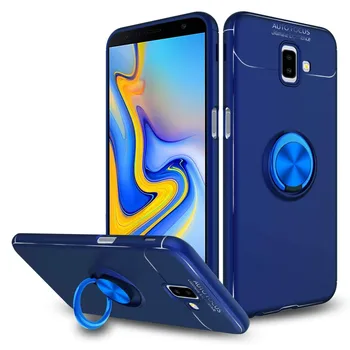 

Stand case Silicone with Ring for Samsung Galaxy J6 Plus Blue
