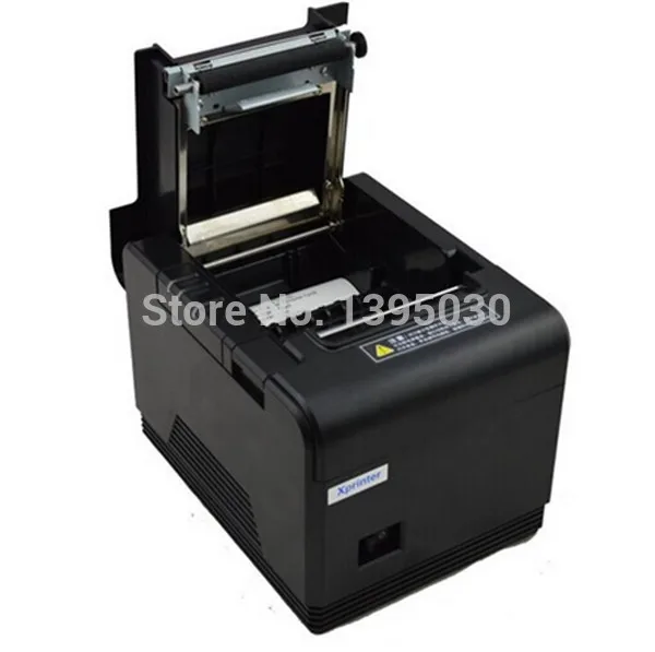 8pcs/lot New Auto-cutter USB 80mm Thermal Receipt Printer Ethernet POS Thermal Printer Ticket Printer LAN Kitchen Printer 300 mm s print speed black 80mm pos thermal receipt printer auto cutter cut windows2000 xp vista 8 10 linux usb ethernet