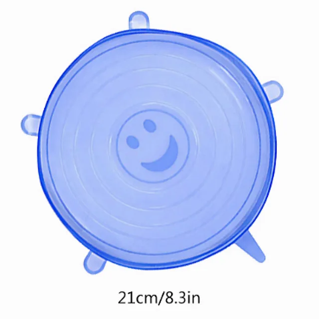 Силиконовые крышки многоразовые силиконовые Эластичные крышки многофункциональные силиконовые обертывания уплотнительная крышка еда свежесть хранение кухонный инструмент@ 2 - Цвет: F