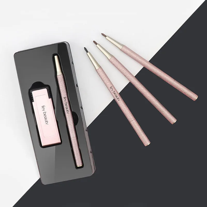 

Send replacement refills automatically rotate double-headed eyebrow pencil easy to color waterproof sweat-proof without fading