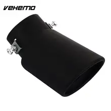 Vehemo Fit 1,5 до 2,5 дюймов Автомобильный глушитель наконечник Внешняя Автомобильная выхлопная труба матовый автомобильный хвост диаметр горла впуск воздуха