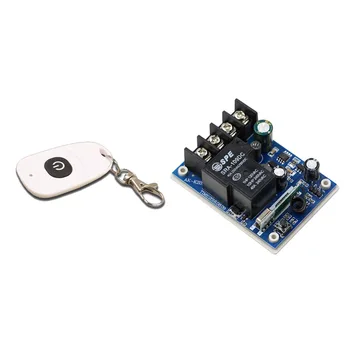 

New Wide Voltage DC 12V 24V 36V 48V 30A 1CH Wireless Remote Control Switch System Receiver Board & Transmitter Can Be Customized