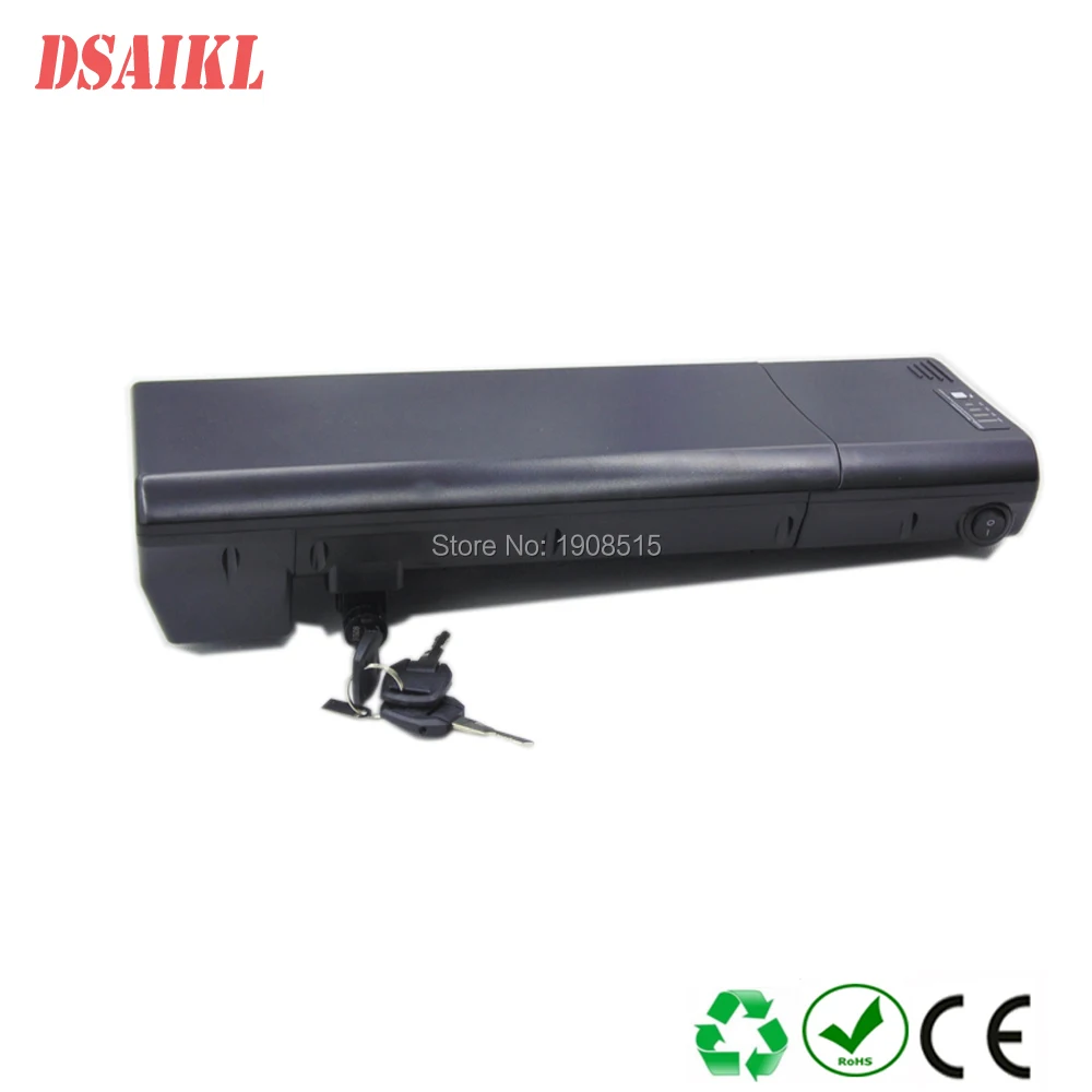 Best EU US tax included ebike 24V 10Ah 12Ah 14Ah 16Ah 17.5Ah 250W Electric Bike Rear Rack Battery pack use brand new cells 0