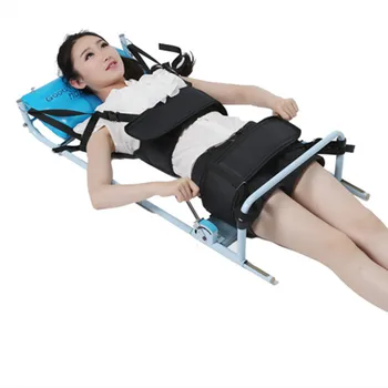 

Cervical Spine Lumbar Traction Bed patent Spondylosis Therapy Massage Body Stretching Device for Lumbago Low Back Pain