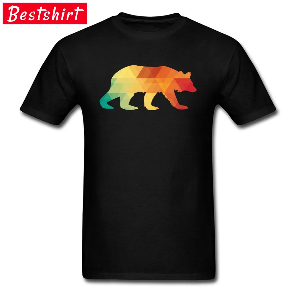 Bear Harlequin Fashionable Short Sleeve Printed T-shirts 100% Cotton Fabric O-Neck Men Tops T Shirt Street T-shirts Lovers Day Bear Harlequin black