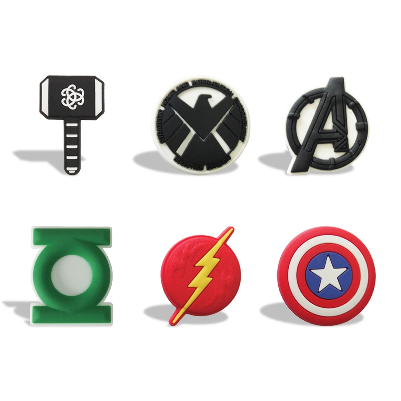

50pieces/lot Cartoon Avengers Heroes PVC 1.3CM Refrigerator/Fridge Magnets Kitchen Memo Magnetic Sticker Kids Gifts Party Favors