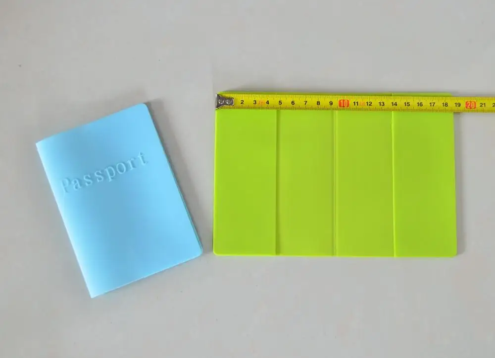 13X9.5CM силиконовый держатель для паспорта мягкий чехол дорожный мужчин и женщин