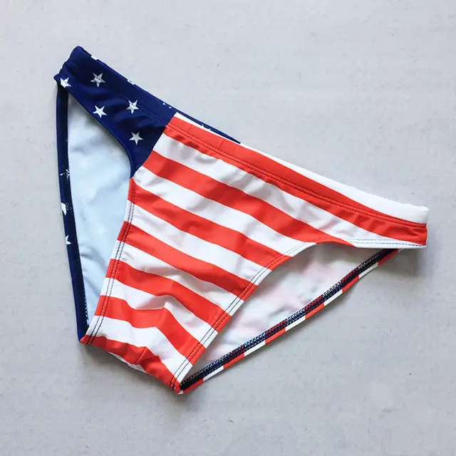 Buy BR CA AU UK US Flag Mens Swim Briefs Sexy Hot Gay