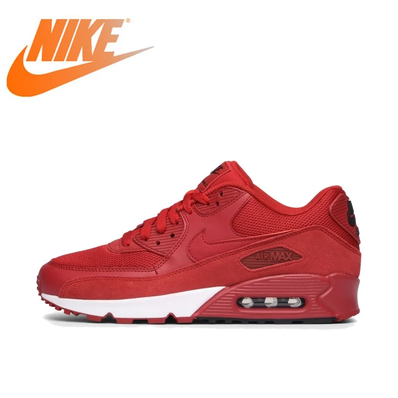 Оригинальный Nike Оригинальные кроссовки AIR MAX 90 мужчин ESSENTIAL спортивная обувь для бега Открытый удобная спортивная обувь дышащая одежда 537384