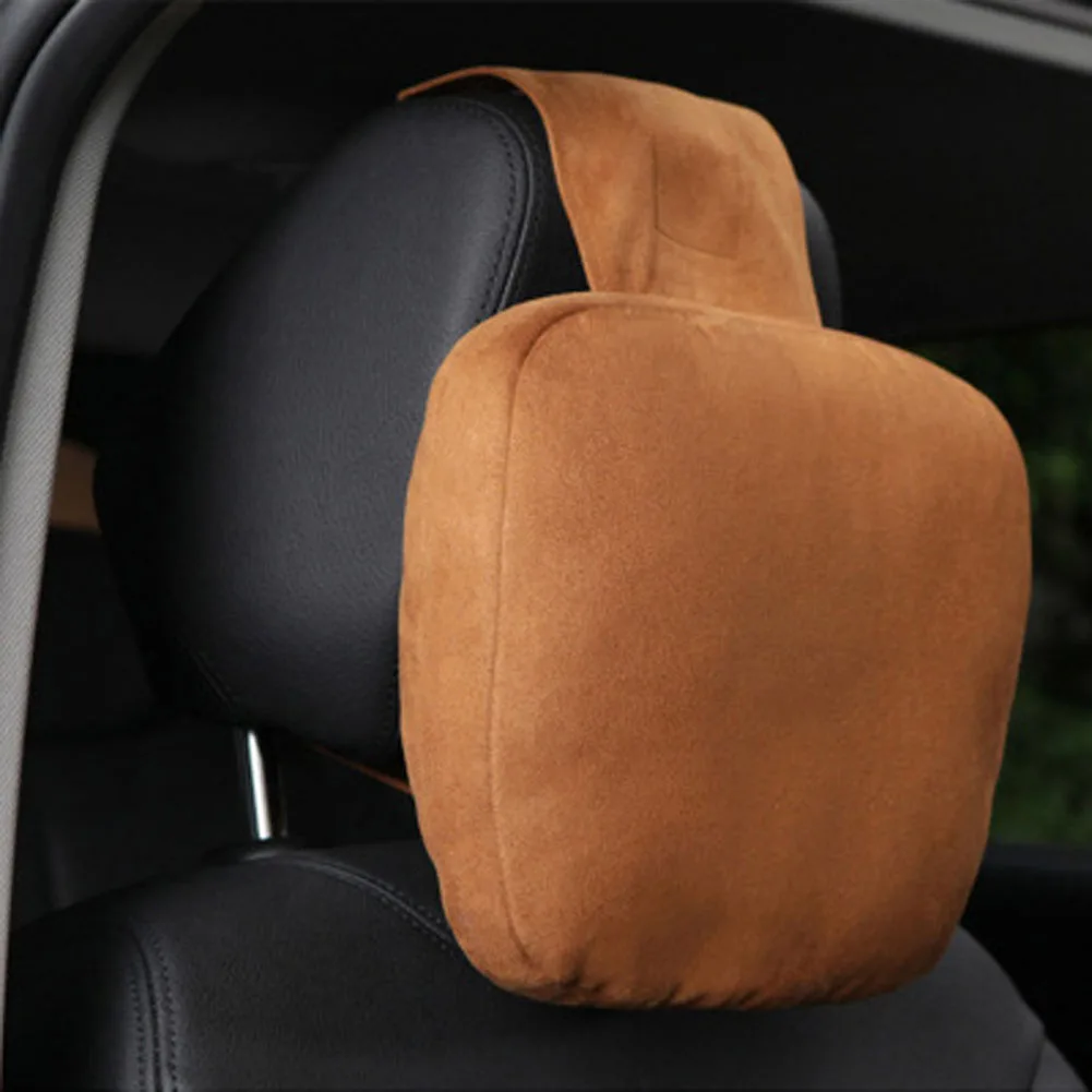 Car Headrest Neck Pillow Seat Covers Head Neck Universal Rest Massage Cushion Headrest 1 Pcs Car Pillow Gift