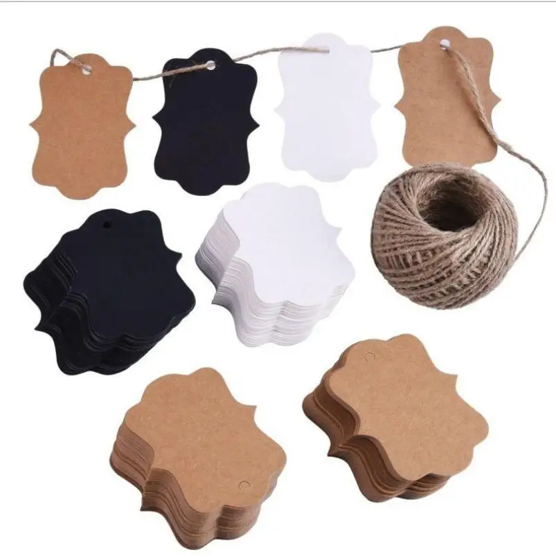 100pcs explosion models thank you card DIY decoration holiday Christmas label baking packaging cordless | Дом и сад