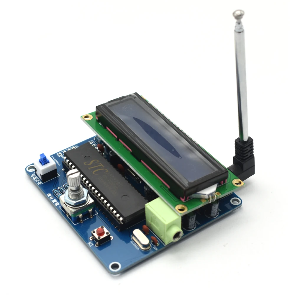 Lusya Новый STC89C52 + TDA5807 TDA2822 мини ручка цифровой FM стерео плата радиоприемника 89 108