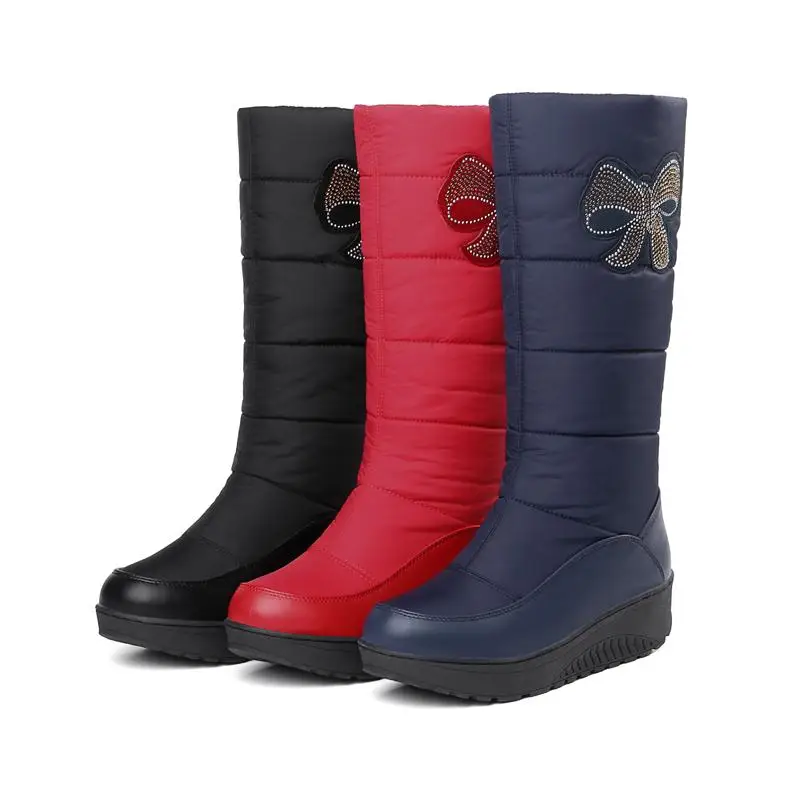 Las X De Moonmeek Tallas red X X 101 44 X Botas Pantorrilla Black Invierno blue Cristal 2 101 1 Nieve Abajo Media Señoras Fahsion black 35 Impermeables red 99 X Mujeres 101 Caliente Mantener 99 wqqtAr