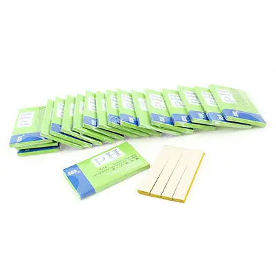 

Yellow Rectangle Shaped Testing PH TEST 80 Paper Strip KIT 1-14 Scale 20 in 1