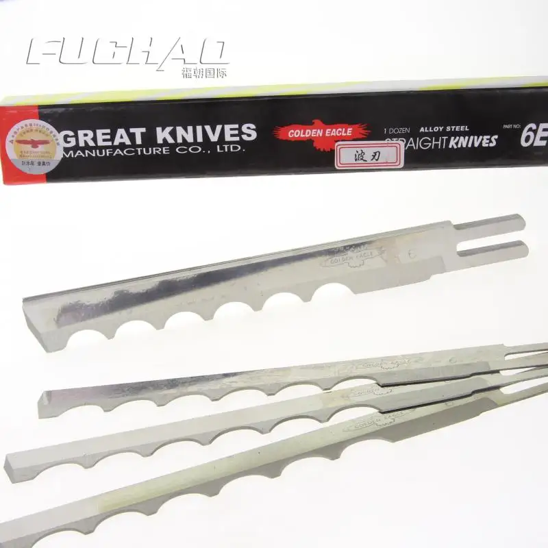 Бренд Golden Eagle, специальный прямой нож из легированной стали, волнистый нож для резки 6EW, волнистый нож
