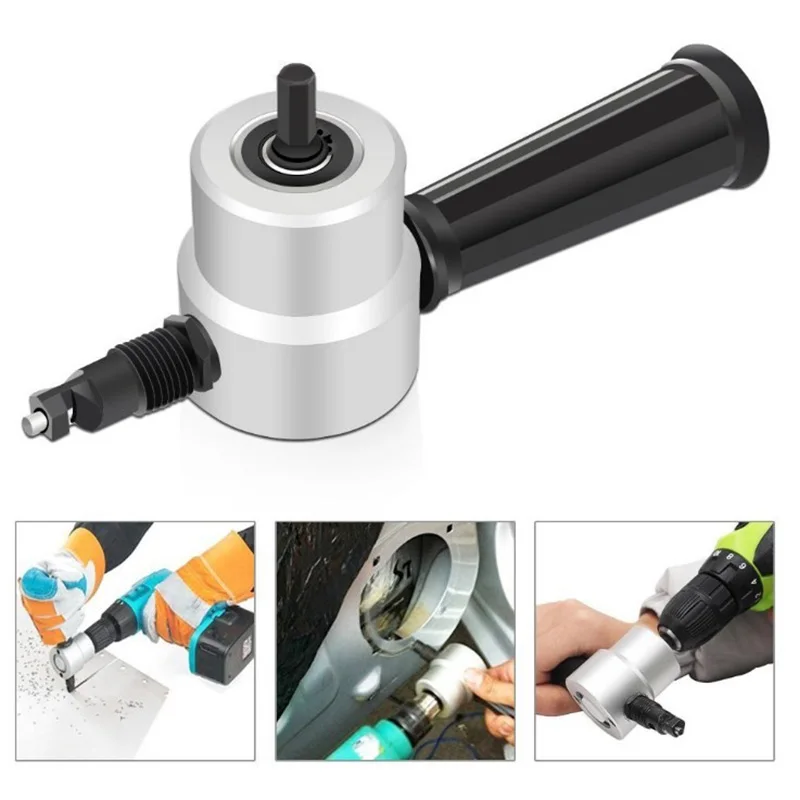 

1pcs Sheet Metal Cutting Nibble Metal Cutter Double Head Nibbler Blade Saw Cutter Tool Drill Bits Accessory Cutting Machine