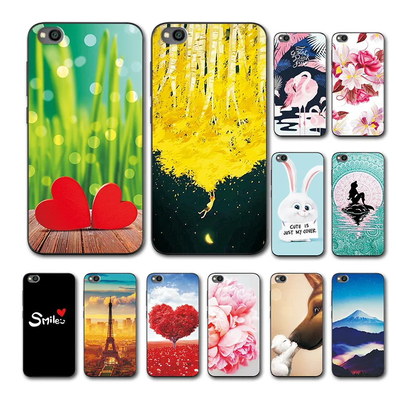 

For Xiaomi Redmi Go Fundas Various Coque Redmi Go RedmiGo 5.0" Soft Silicone Cartoon Case For Xiaomi Redmi Go Capa