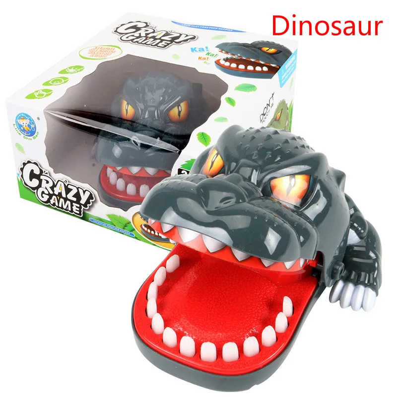 Креативные детские игрушки маленький крокодил, Акула злая собака рот стоматолога укуса пальчиковая игра забавная игрушка Укус игрушка игра "Пиратский бочонок" - Цвет: E