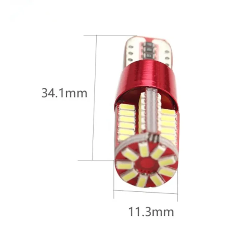 10x T10 168 192 W5W 57 SMD 3014 Светодиодный Canbus Нет Ошибка габаритный Автомобильный Фонарь Парковка лампы 57smd двигателя Клин лампы Белый красные, синие зеленый