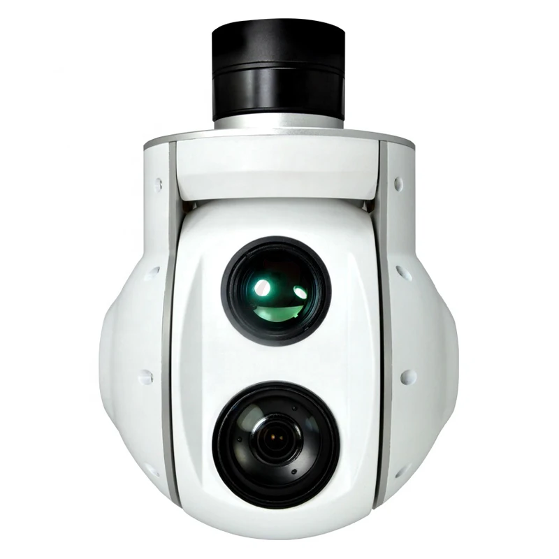 БПЛА двойной датчик Gimbal Камера Drone инфракрасное тепловое изображение Камера и 30x зум HD камера с подсветкой