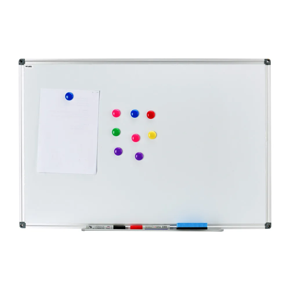 Dry Erase Drywipe Whiteboard 48"x36"Silver Aluminium Frame