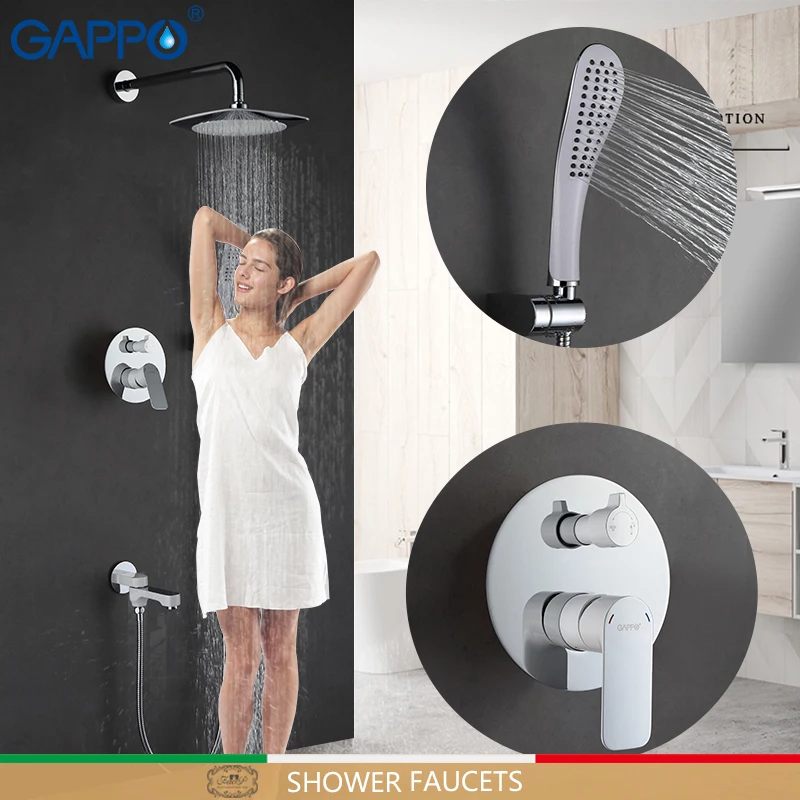 

GAPPO Shower Faucet Mixer faucet bathroom Waterfall Bathtub Faucet Wall mounted mixer tap Rainfall bathroom faucet