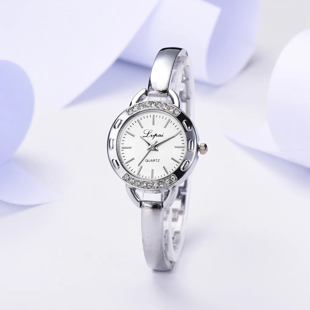 Reloj mujer Для женщин часы; Мода и простота циферблат маленький и изысканный сплав ремешок женские часы-браслет женские часы