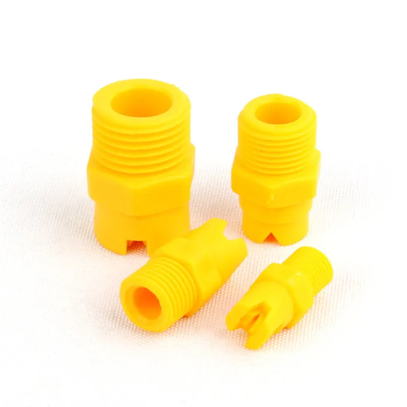 Garden Sprinkler Irrigation Sprinklers 5pcs Fan-Type Nozzle 1/8"1/4"3/8"1/2" Plastic Sprinkler for Chemical Etching Machine Industrial Cleaning Washing Dust Removal