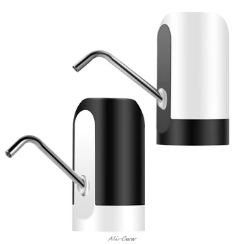 

Portable Auto Pressure Pump Wireless Electric Water Drinking Bottle Dispenser USB Rechargeable No Hub Safe Home Dormitory Access