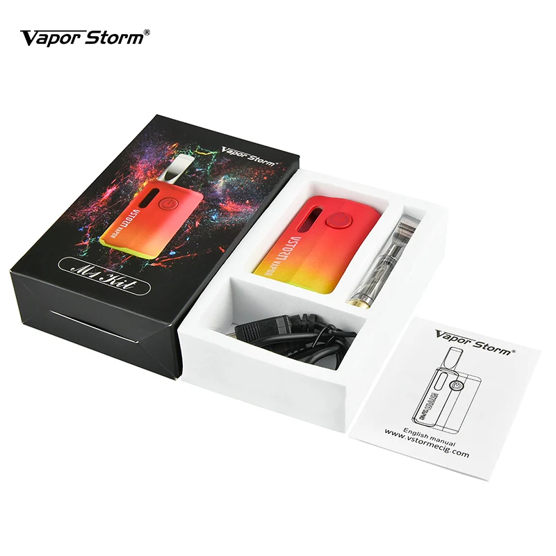 Vapor Storm CBD M1 VAPE 800 мАч чехол для сигарет мод 510 Магнитная нить 0,5 мл КБР масляная ручка распылитель электронная сигарета Vape ручка