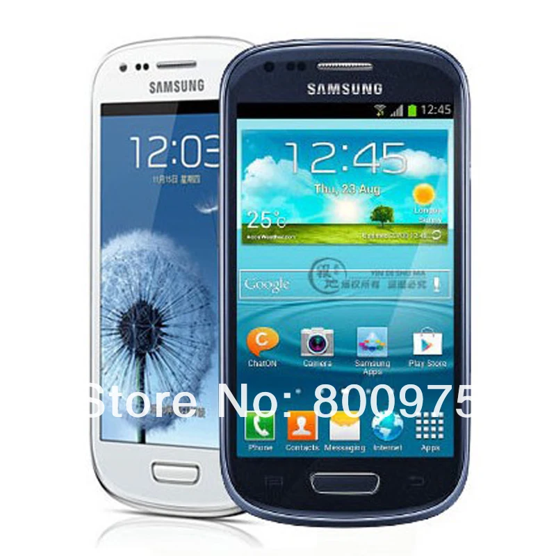 Восстановленный samsung i8190 Galaxy S3 Миниатюрный Сотовый Телефон SIII двухъядерный Android телефон 3g 5MP 8 Гб Wi-Fi разблокирован