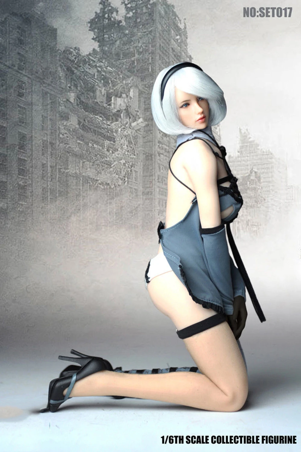 Игровая фигурка 2B 1/6 nier automata фигурка голова лепить комплект одежды w оружие nier 2 девушка фигурка желаний МАСКА ИГРУШКА Коллекционная без тела