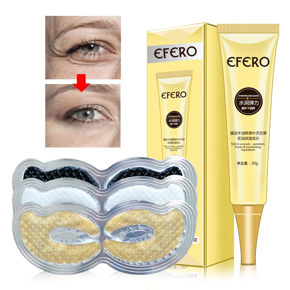 

1Set Moisturizing Collagen Eye Mask Hydrogel Eye Patches Remove Dark Circle Nourishing Anti-Wrinkle Eye Cream Firming Skin Care